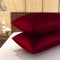 SC Satin Pillow Cover Red - 17x27 Inches Set of 2