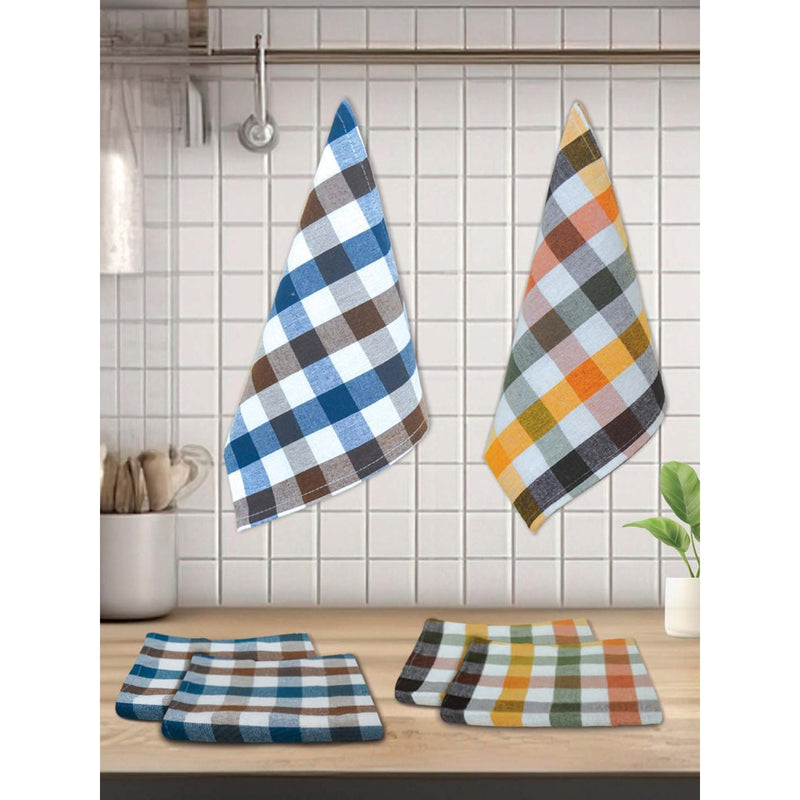 Athom Living Kitchen Napkin Sigma Checks (KT6C) - 45x45 cm Set of 6