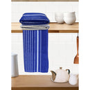 Athom Living Hand Towel Stripes Navy Blue - 40x60 cm Set of 3