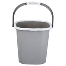 Ratan Plastic Premia Bucket - Daiso Grey (18 L) 1 Unit