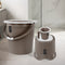 Kolorr Plastic Luxe Bath Set - Lt Brown Set Of 3