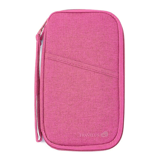 Cortina Travel Document Organiser Pouch - Pink 1Unit