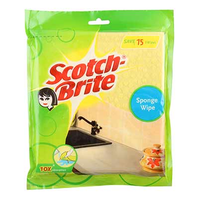 Scotch Brite Sponge Wipe Big Super Save Pack 1 Pc