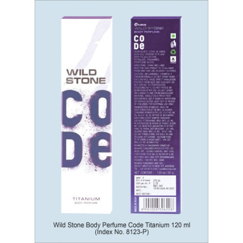 Wild Stone Titanium Perfume Deo Box 120 Ml