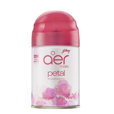 Godrej Aer Matic Crush Pink Refill 225Ml