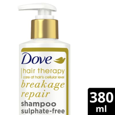 Dove Hair Therapy Breakage Repair Sulphate Free Shampoo 380 Ml