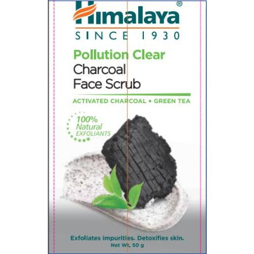 Himalaya Polution Charcoal Face Scrub 50 Gm