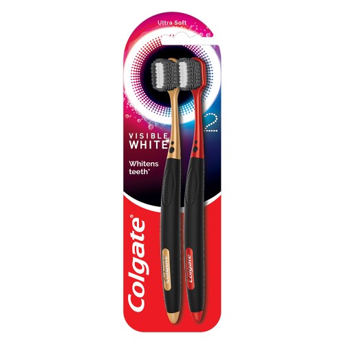 Colgate Visible White O2 Tootbrush Pack Of 2