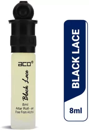 Aco Perfumes Black Lace Alcohol - Free Attar Roll On 8ml