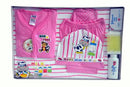 Bonfree BelleGirl 100% Cotton New Born Gift Set of 8 Pcs Pink 0-3M