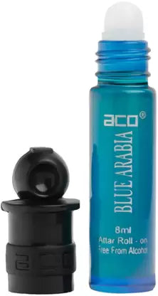 Aco Perfumes Blue Arabia Alcohol - Free Attar Roll On 8ml