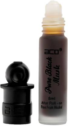 Aco Perfumes Black Musk Alcohol - Free Attar Roll On 8ml