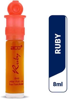 Aco Fantasia Ruby Alcohol - Free Attar Roll On 8ml