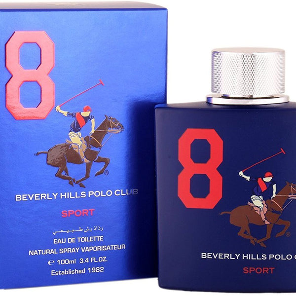 Shop Beverly Hills Polo Club Sport No 8 EDT Perfume For Men 100ML