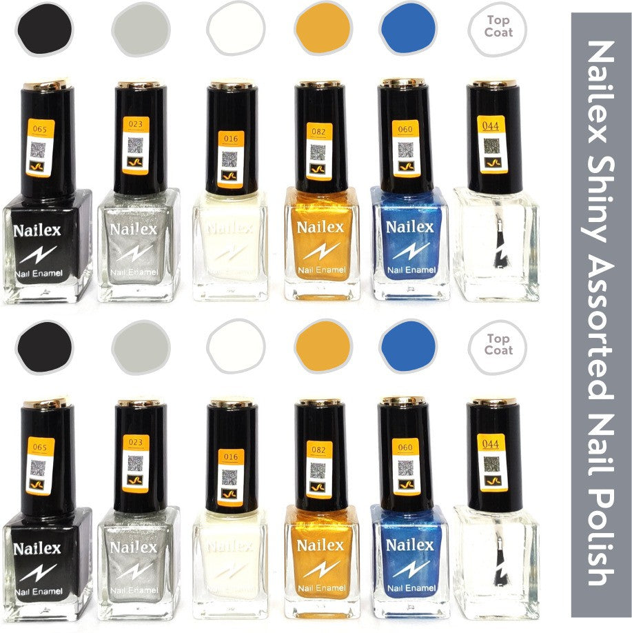 Nail polish, varnishes on black background. Assorted, unbranded Stock Photo  - Alamy