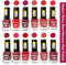 Shop Nailex R.Maroon and Red Mix Nail Polish (Pack of 12, 9.9ML Each)