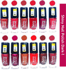 Shop Shiny Dark- 1 Nail Polish Shiny- 2 (Pack of 12, 9.9ML Each)