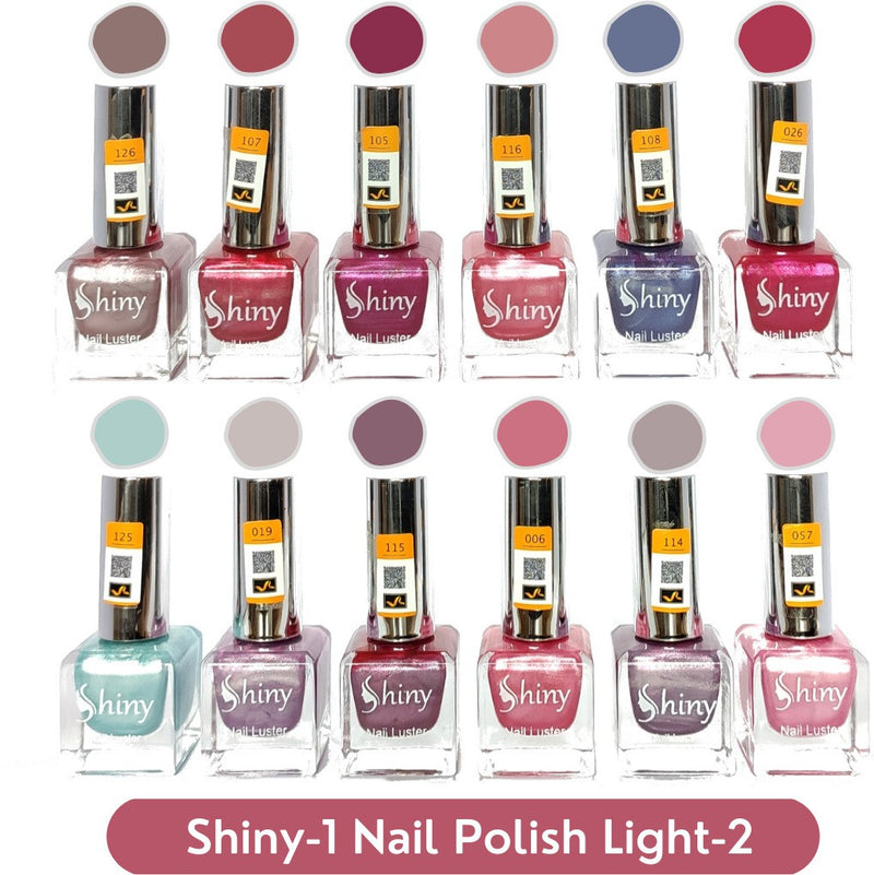 Shop Shiny Light- 2 Nail Polish Shiny- 1 (Pack of 12, 9.9ML Each)