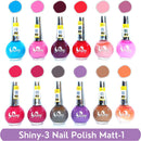 Shop Shiny Matt- 1 Nail Polish Shiny- 3 (Pack of 12, 8ML Each)