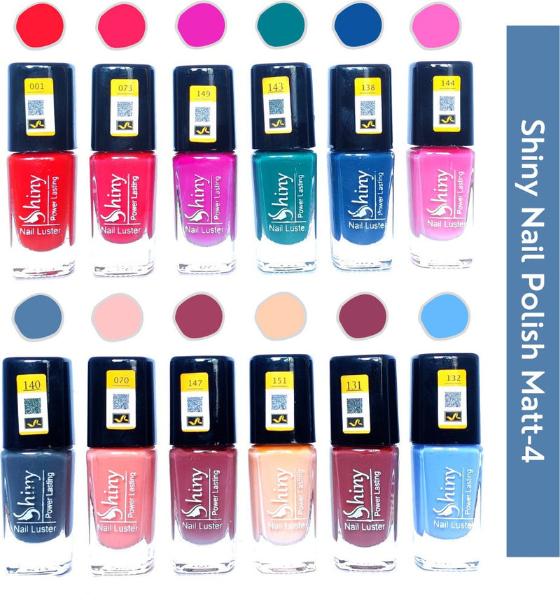 Shop Shiny Matt- 4 Nail Polish Shiny- 2 (Pack of 12, 9.9ML Each)