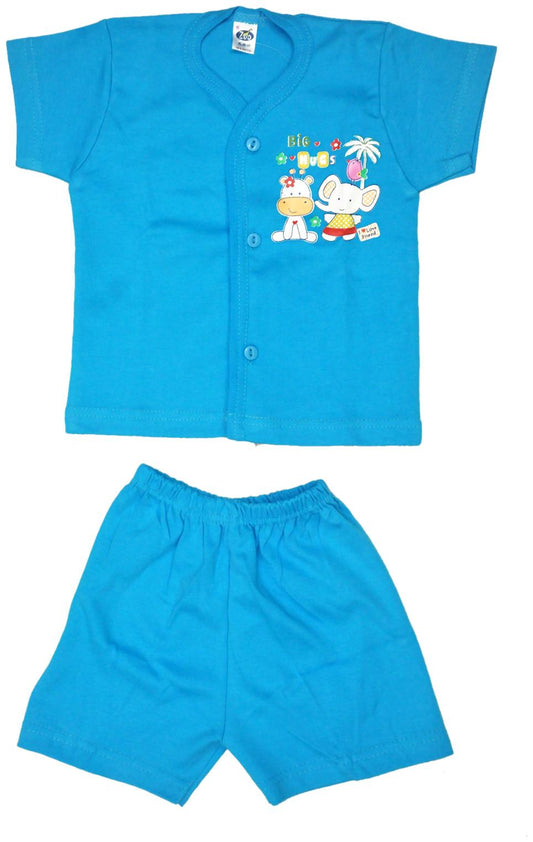 Bellegirl 100% Cotton Babasuit Dark Blue For 2 Years Old