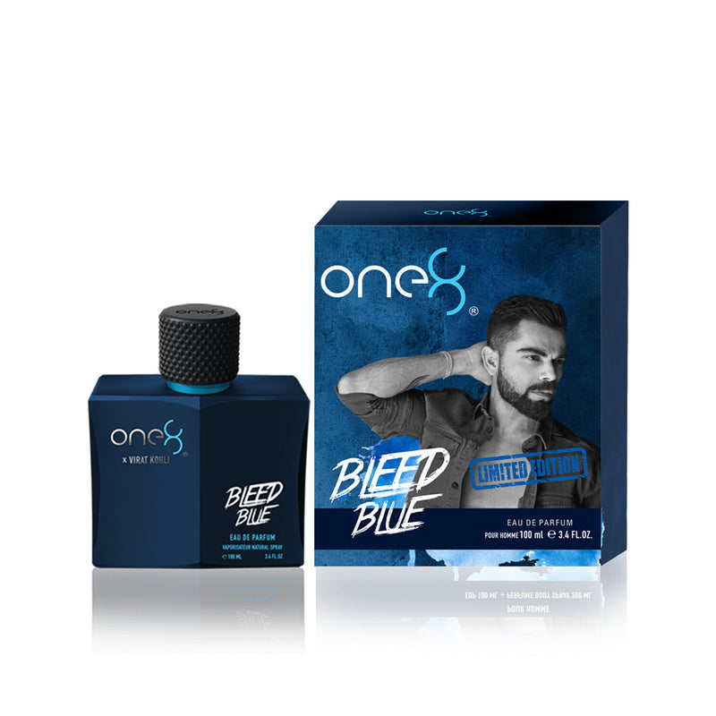 One8 by Virat Kohli Bleed Blue Eau De Parfum For Men 100 ml
