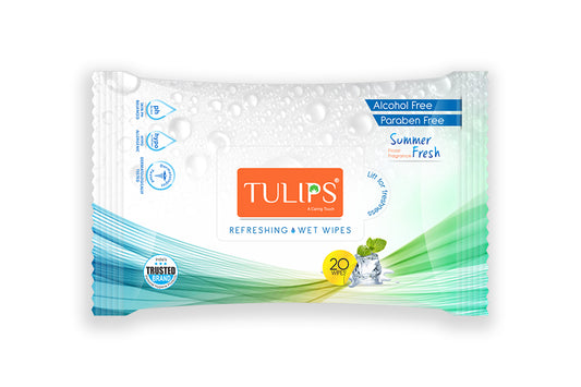 Shop Tulips Refreshing Wet Wipes Summer Fresh 20 Wipes