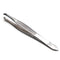 Brother Metal Flat Tip Tweezer And Plucker For Upper Lip, Eyebrows And Blackhead, Silver,