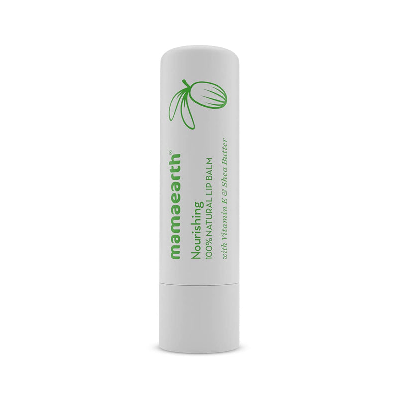 Nourishing 100% Natural Lip Balm with Vitamin E and Shea Butter for Soft & Supple Lips - 4 g