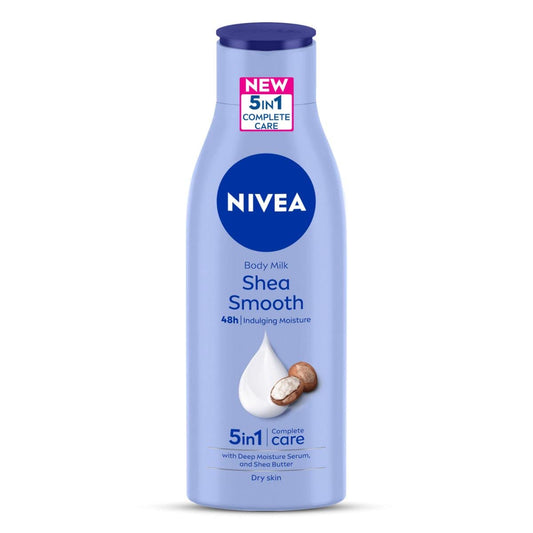 Nivea Body Lotion For Dry Skin, Shea Smooth, With Shea Butter, For Men & Women, 200 ml