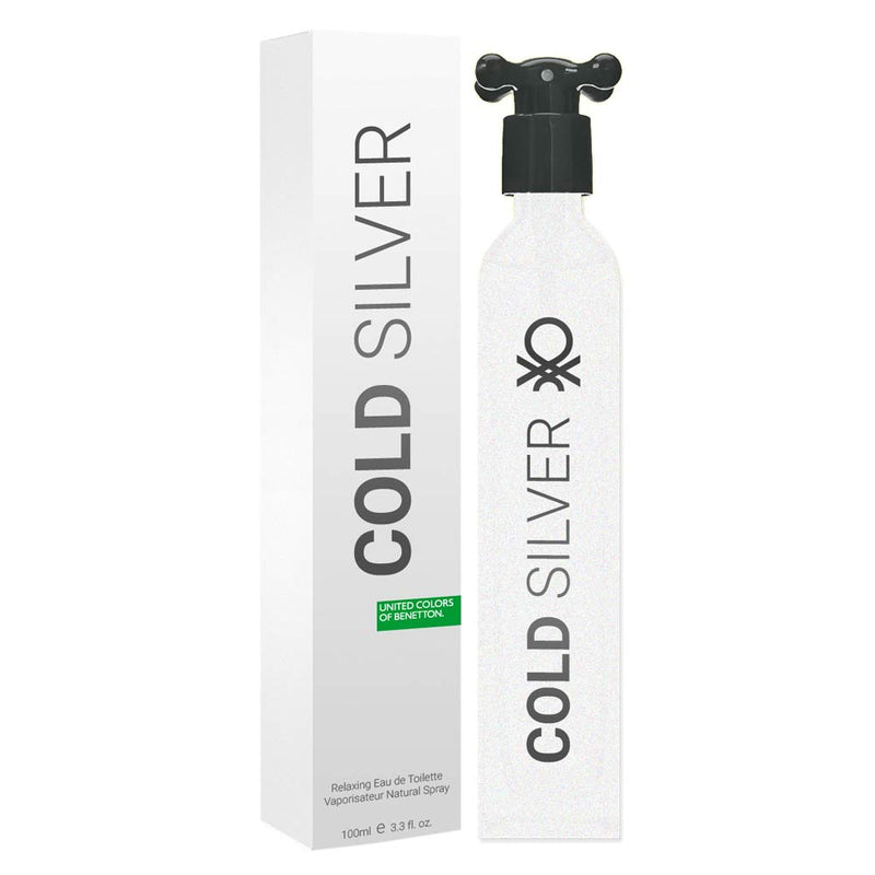 United Colors Of Benetton Cold Silver Perfume For Men 100ML