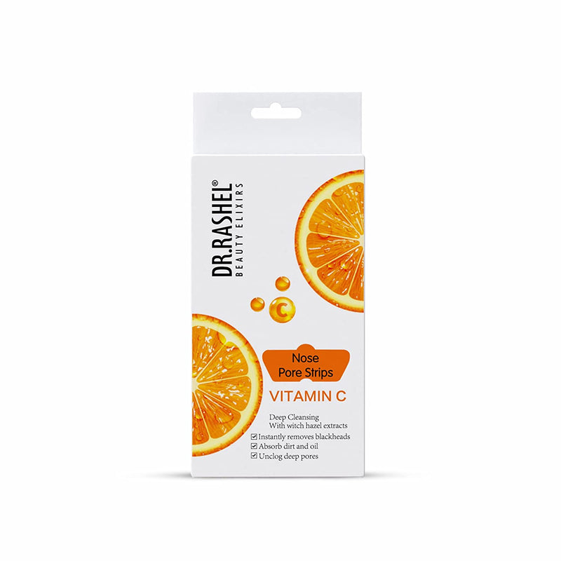 Dr.Rashel Vitamin C Nose Strip With Hazel Extracts Observes Dirt And Oil  (10 Strips)