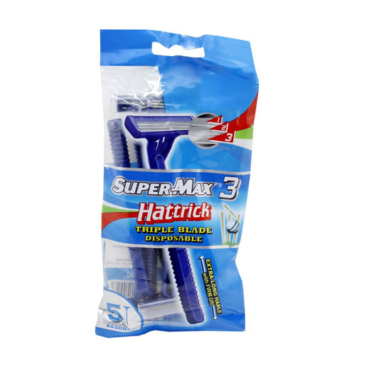 Supermax Hattrick Triple Blade Disposable Razor