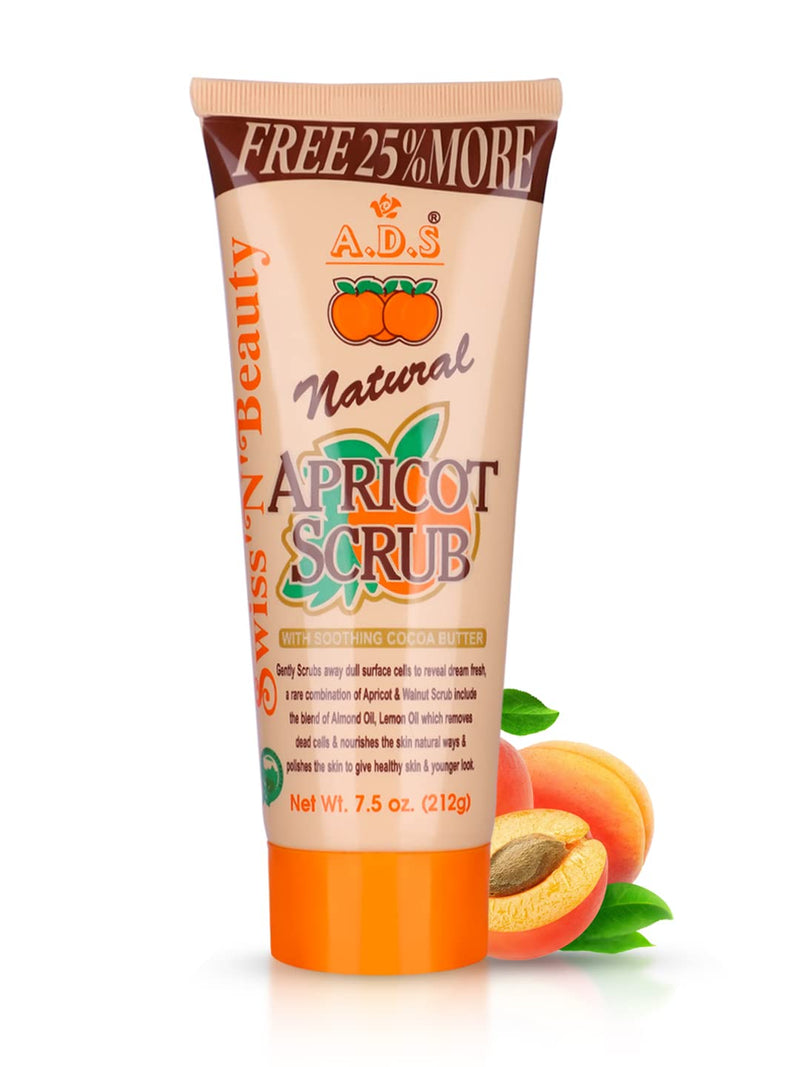 Ads Natural Apricot Scrub 212 Gm