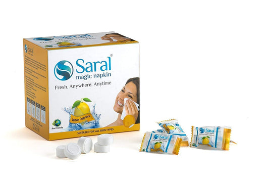 Shop Saral Magic Tablet Lemon Napkin Pack Of 100