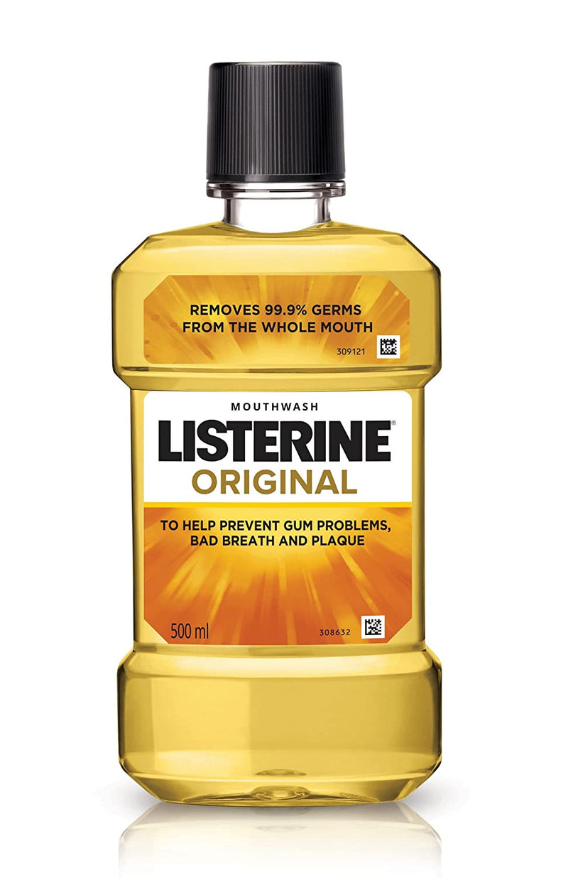 Shop Listerine Original Antiseptic Mouthwash 500ML