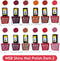 Shop MSB Shiny Dark- 2 Nail Polish (Pack of 12, 8ML Each)