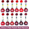Shop Shiny Red Maroon and Red Mix Nail Polish Shiny- 3 (Pack of 12, 8ML Each)