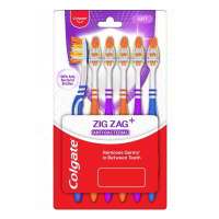 Colgate Zigzag Soft Toothbrush: 6 Units