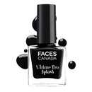 Faces Canada Splash Nail Enamel - Black Beauty 15 : 8 ml