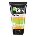 Garnier Men Turbo Bright Face Wash : 100 gms