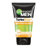 Garnier Men Turbo Bright Face Wash : 100 gms