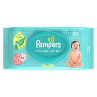 Pampers Aloe Vera Baby Wipes : 72 Wipes