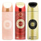 Armaf Vanity Femme - Essence, Gold And Elegance Pack Of 3 Deodorants For Women
