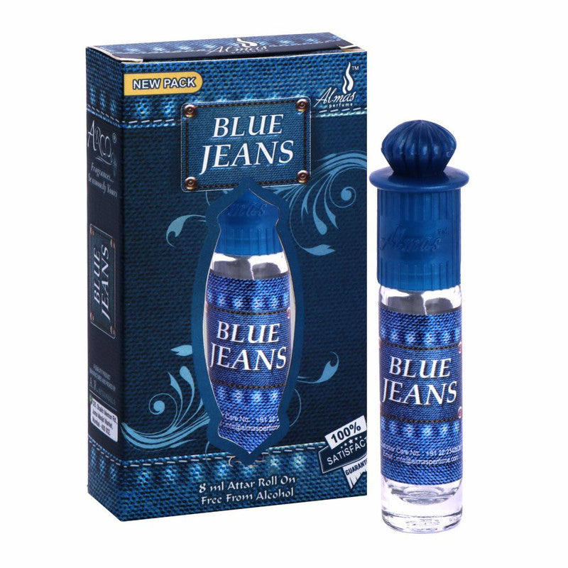 Shop Almas Attar  BLUE JEAN | Taj Ittar | Alcohol Free Perfume Oil 8ML