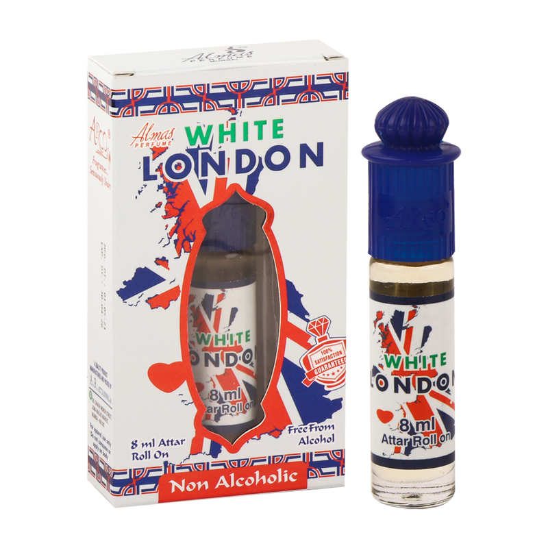 Shop Almas Attar  WHITE LONDON | Taj Ittar | Alcohol Free Perfume Oil 8ML