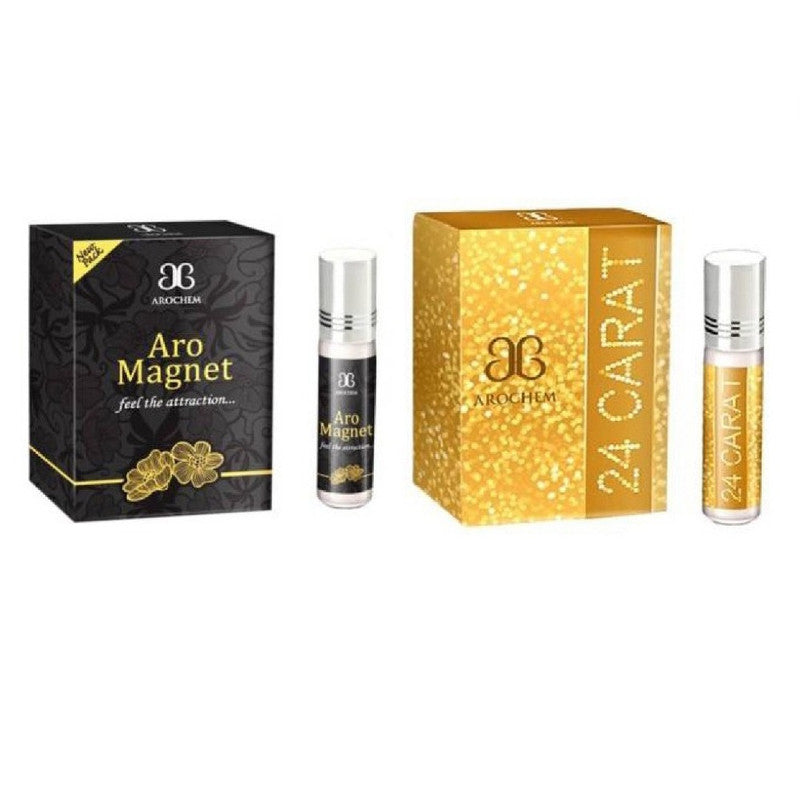 Shop Arochem Aro Magnet, 24Carat Attar 6ML - 2pcs