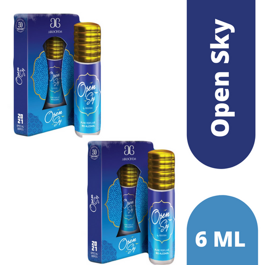 Arochem Open Sky Attar 6ml Each (Pack of 2)