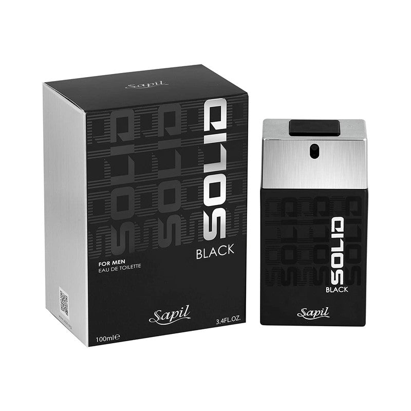 Shop Sapil Solid Black EDT 100ML For Men