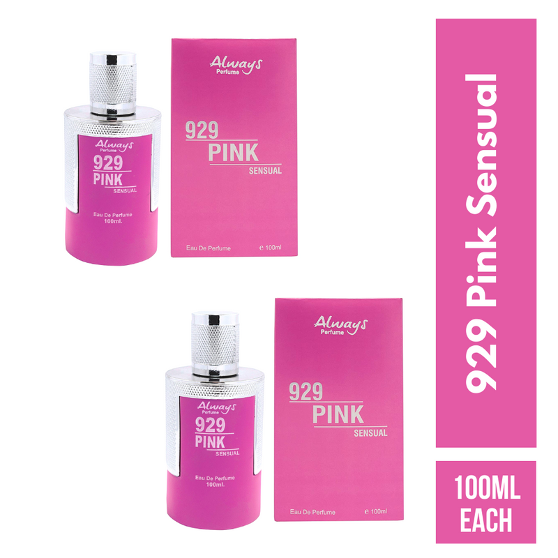 Always 929 Pink Sensual Perfume 100ML Each (Pack of 2)